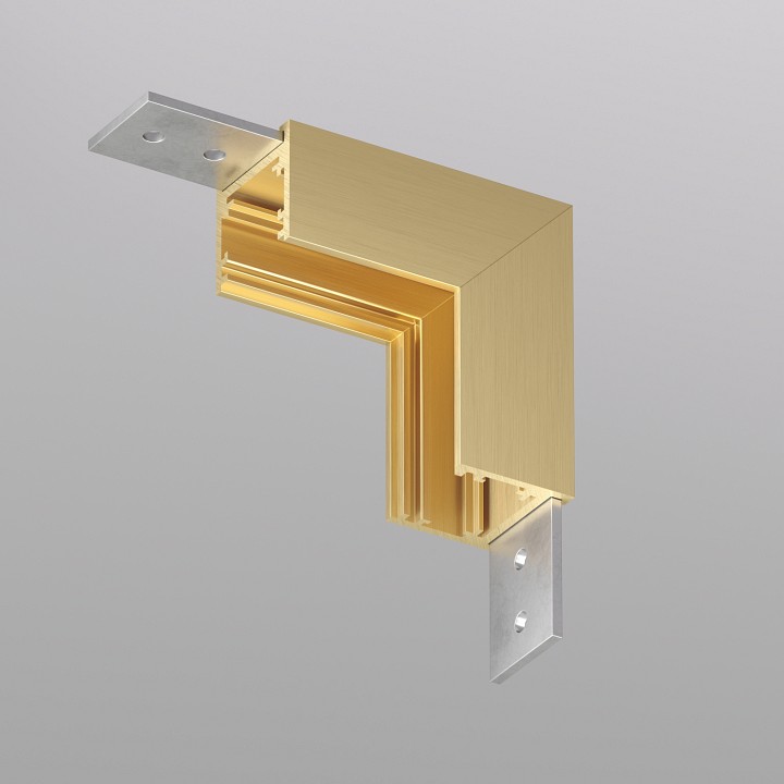 Соединитель угловой внутренний для треков denkirs shine base tr5732-sb