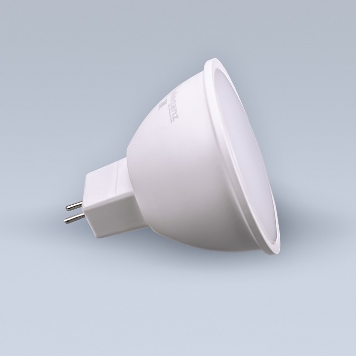 Лампа светодиодная eleganz  gu5.3 7вт 3000k 1344