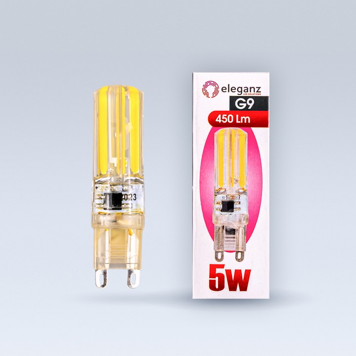 Лампа светодиодная eleganz g9 5вт 4500k 1993