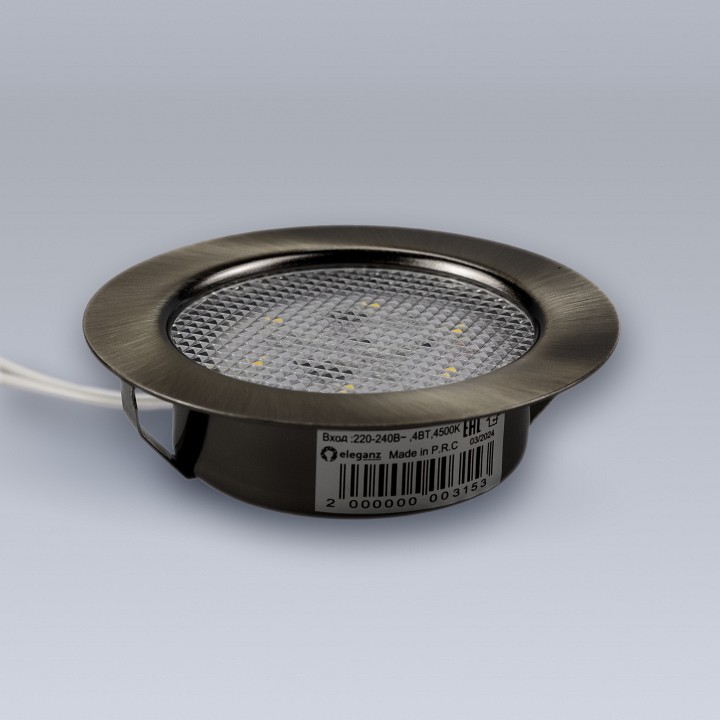 Встраиваемый светильник eleganz  el-ft-308-b