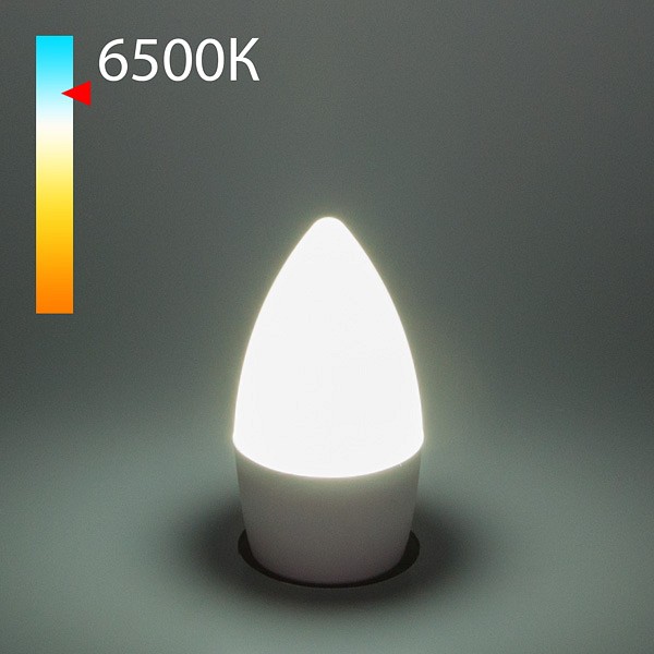 Лампа светодиодная elektrostandard свеча e27 8вт 6500k a048594