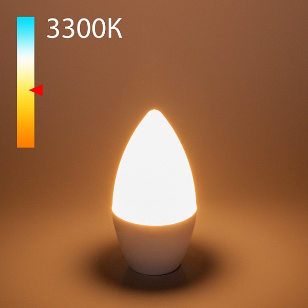Лампа светодиодная elektrostandard свеча e14 8вт 3300k a048726