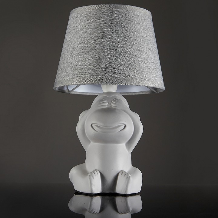 Настольная лампа декоративная escada monkey 10176/t grey