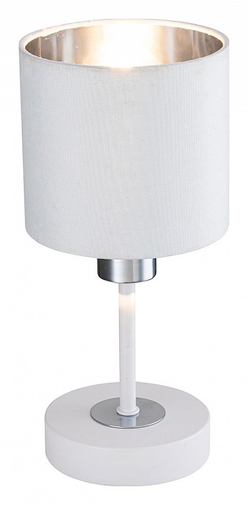 Настольная лампа декоративная escada denver 1109/1 white/silver