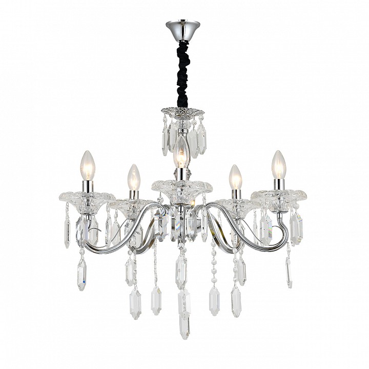 Подвесная люстра escada fantail 2111/5p chrome