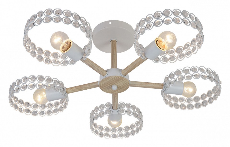 Люстра на штанге escada banjo 679/5p white