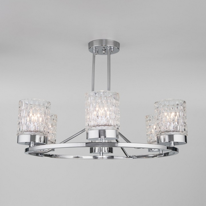 Люстра на штанге eurosvet calle 60127/6 хром