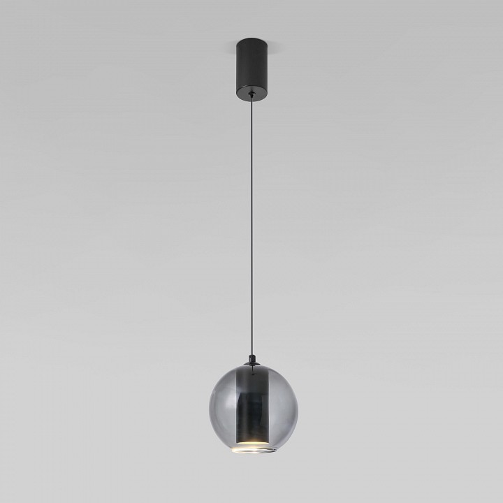Подвесной светильник eurosvet cobble 50258/1 led дымчатый