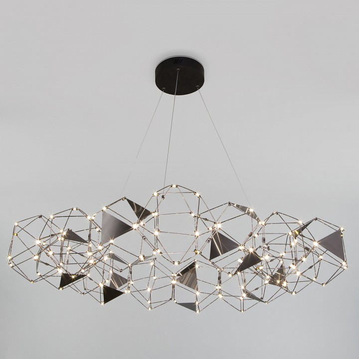 Подвесная люстра eurosvet uma 90369/15 черный жемчуг