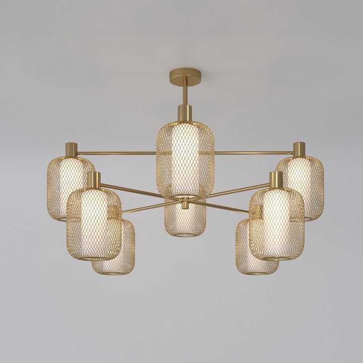 Люстра на штанге eurosvet voile 30192/8 золото