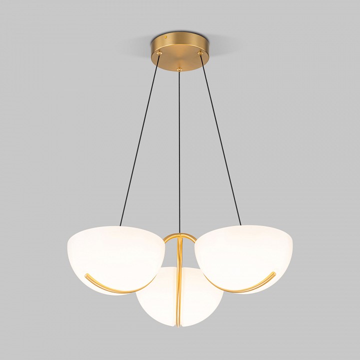 Подвесная люстра eurosvet emisfero 50083/3 led золото