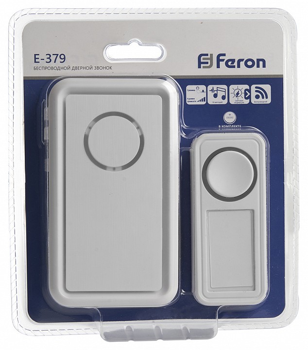 Звонок беспроводной feron e-379 41435