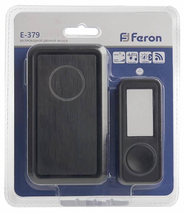 Звонок беспроводной feron e-379 41436