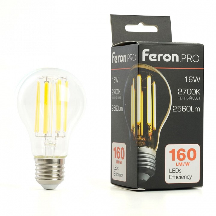 Лампа светодиодная feron lb-1116 e27 16вт 2700k 51235