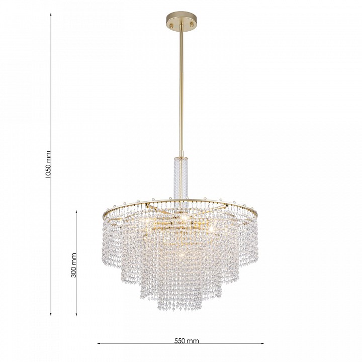 Подвесная люстра favourite fringe 4762-7p