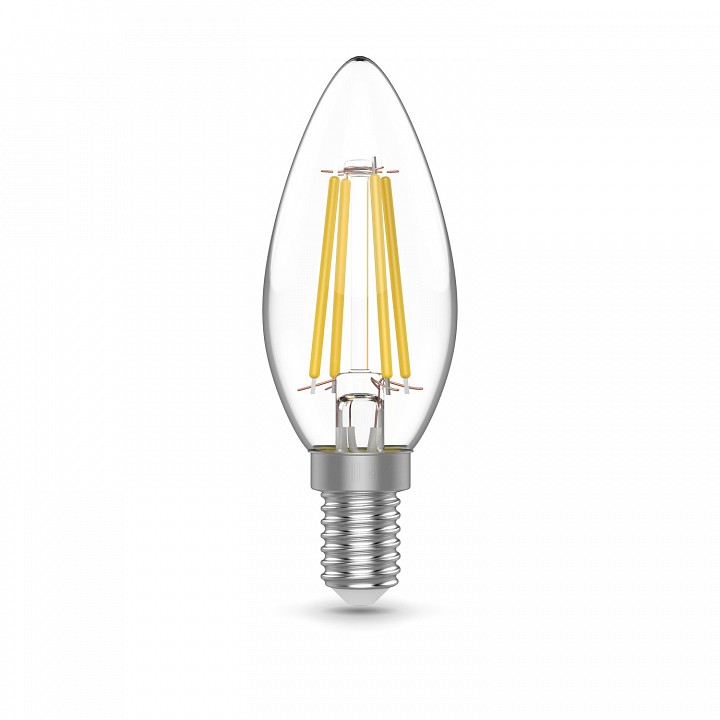 Набор ламп светодиодных gauss basic filament e14 5.5вт 2700k 1031116t