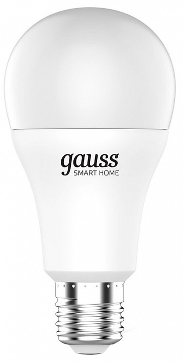 Лампа светодиодная с управлением через wi-fi gauss smart home e27 10вт 2700-6500k 1080112