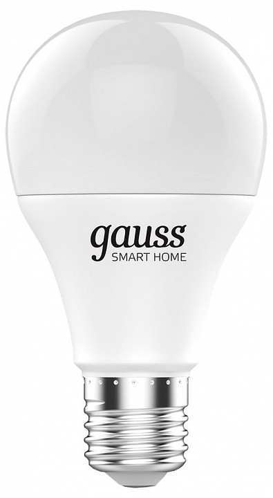 Лампа светодиодная с управлением через wi-fi gauss smart home e27 8.5вт 2700-6500k 1130112