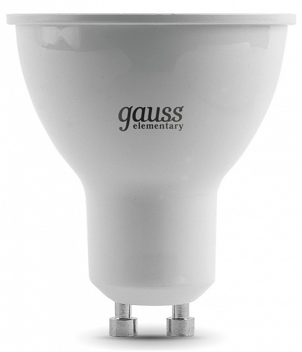 Лампа светодиодная gauss led elementary mr16 gu10 9вт 4100k 13629