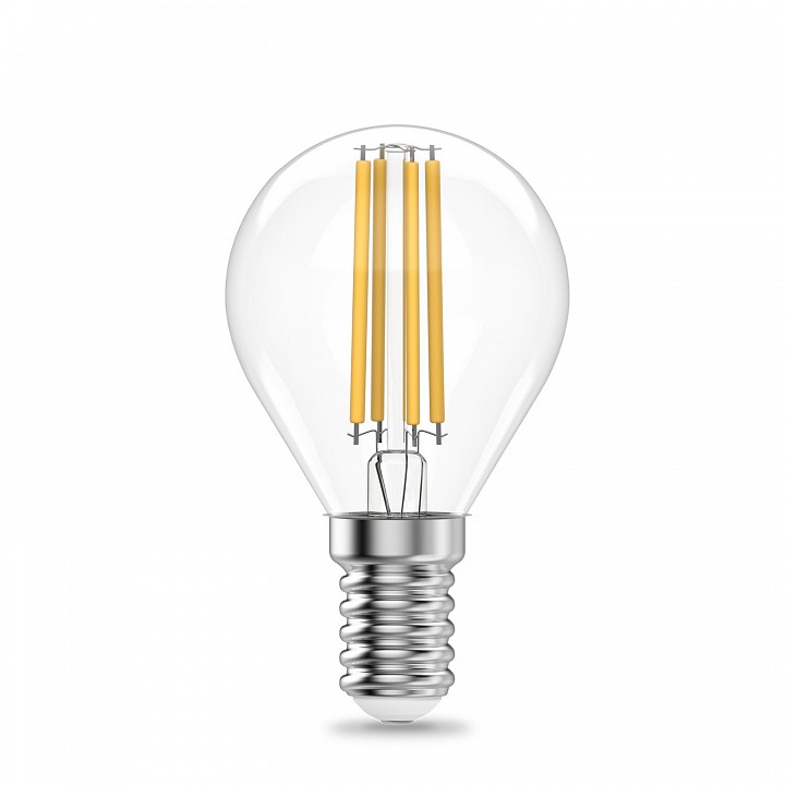 Лампа светодиодная gauss filament elementary e14 10вт 4100k 52120