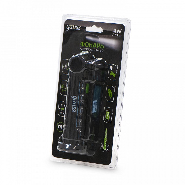 Фонарь автомобильный gauss gf803