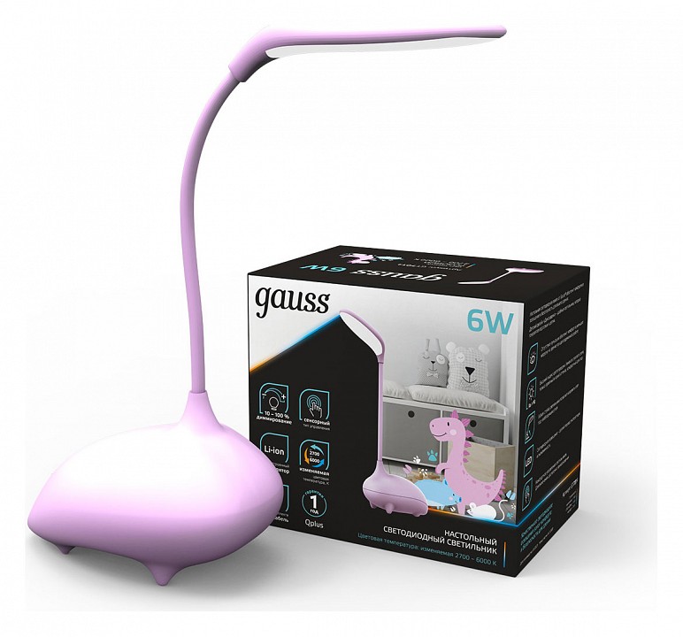 Настольная лампа декоративная gauss qplus gt7014