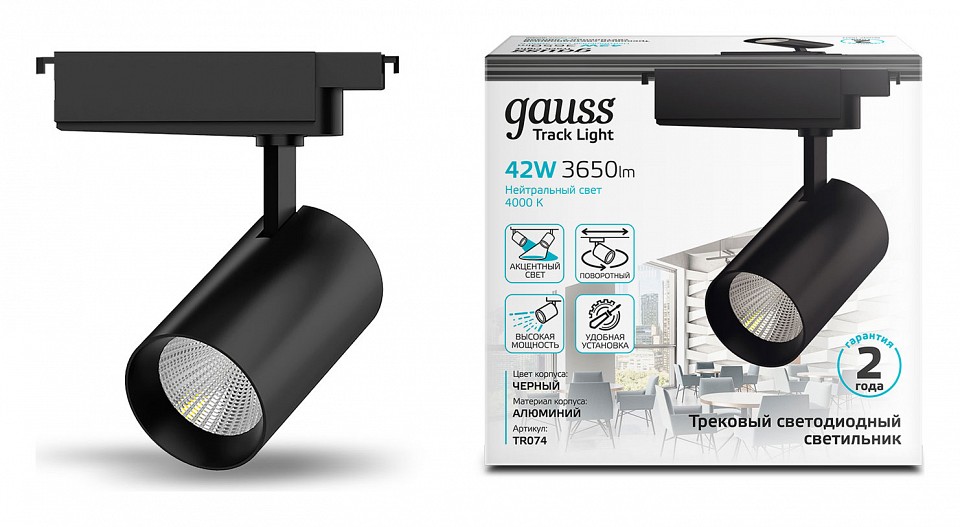Светильник на штанге gauss tr tr074