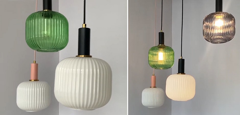 Подвесной светильник imperiumloft ferm living chinese lantern b black / gray iris01