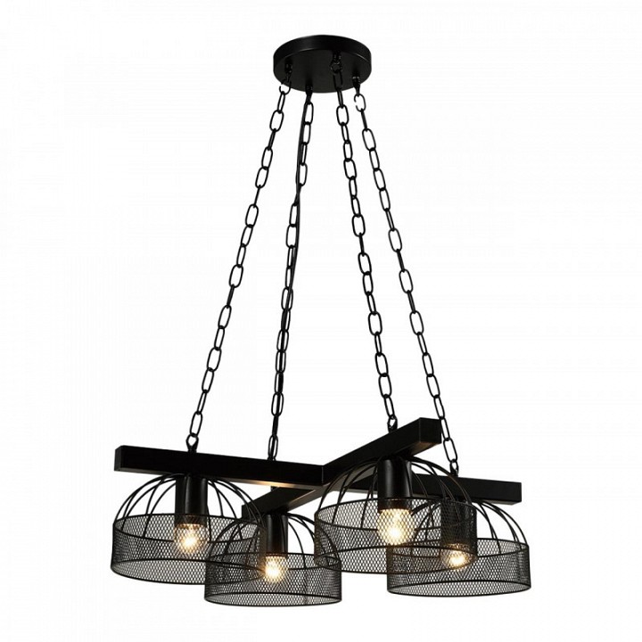 Подвесная люстра imex ringo md.20461-4-p-bk