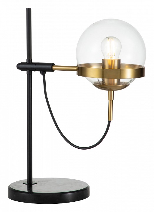 Настольная лампа декоративная indigo faccetta 13005/1t bronze