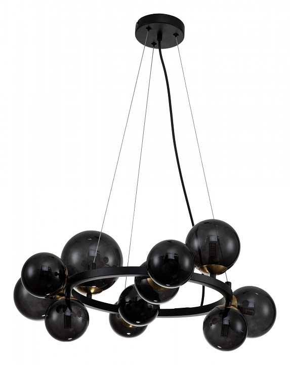 Подвесная люстра indigo molecola 11018/11p black