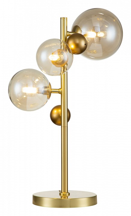 Настольная лампа декоративная indigo intero 11024/3t gold
