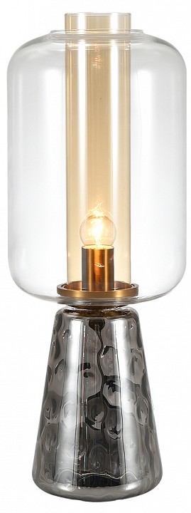 Настольная лампа декоративная indigo strego 11045/1t smoke