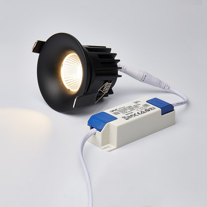 Встраиваемый светильник italline it06 it06-6023 black 4000k-4228