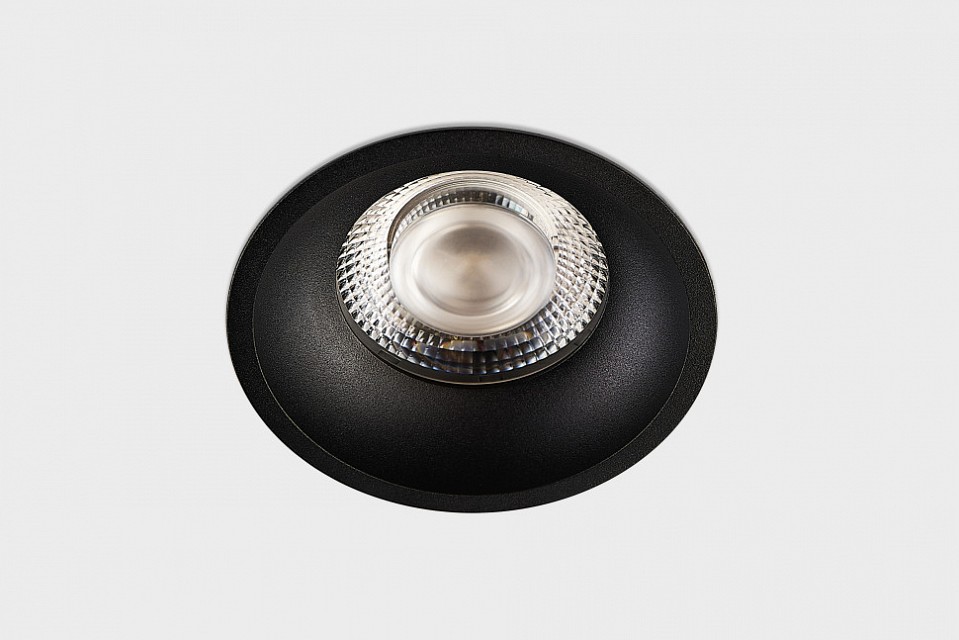 Встраиваемый светильник italline it08 it08-8032 black 4000k