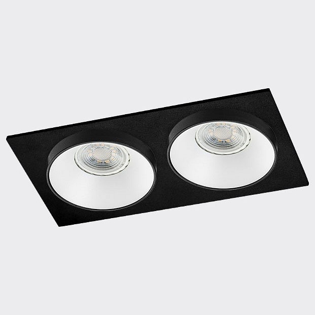 Рамка на 2 светильника italline sp sp 02 black