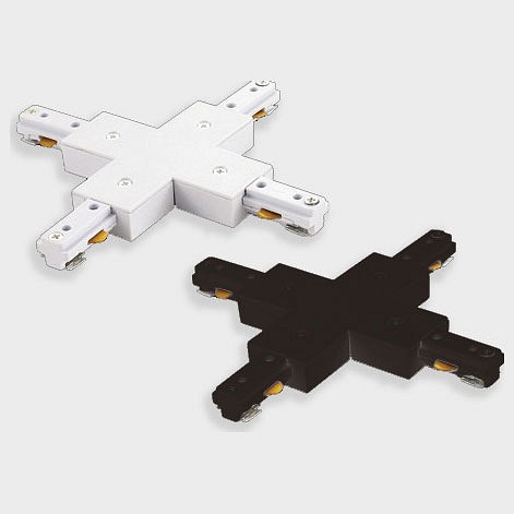 Соединитель x-образный для треков italline wso wso 75 white