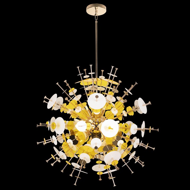 Люстра на штанге loft it avenir 10137/720 gold