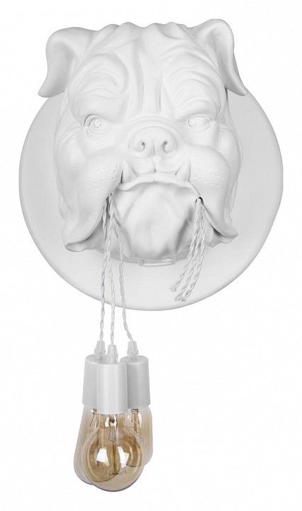 Бра loft it bulldog 10177 white