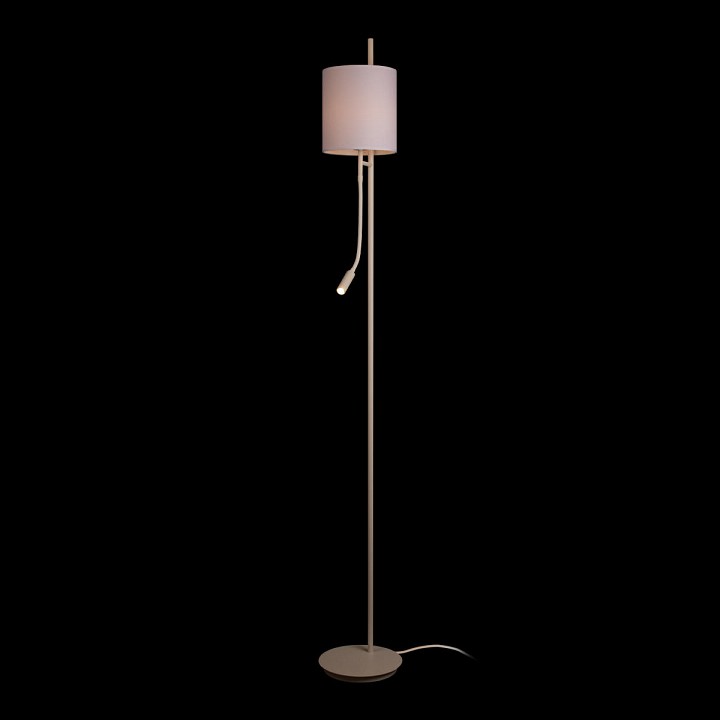 Торшер с подсветкой loft it ritz 10253f/b white