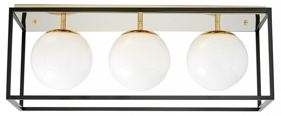 Накладной светильник lumina deco ldc 8060-3 f.gd+bk