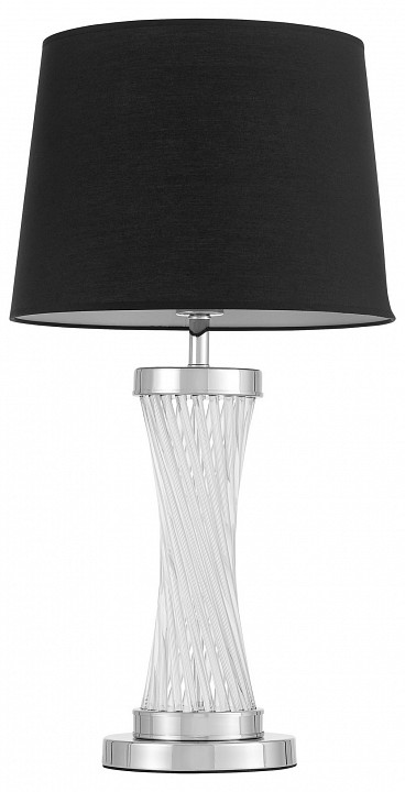 Настольная лампа декоративная lumina deco villanova ldt 302 chr+bk