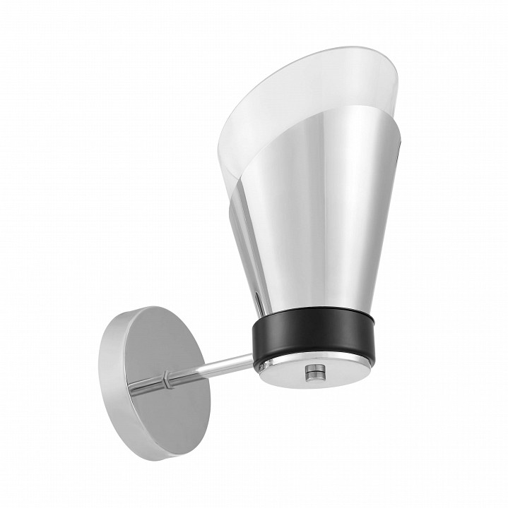 Бра lumina deco fabro ldw 7013-1 chr+pr