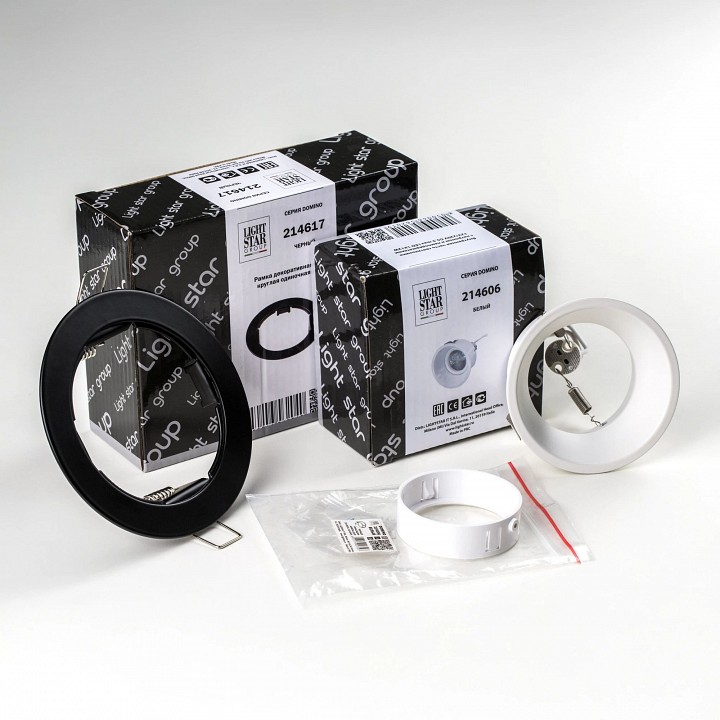 Встраиваемый светильник lightstar domino d61706wmod