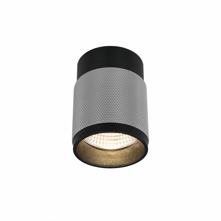 Накладной светильник iledex delta 1955-10w-3000k-36 bk+sl