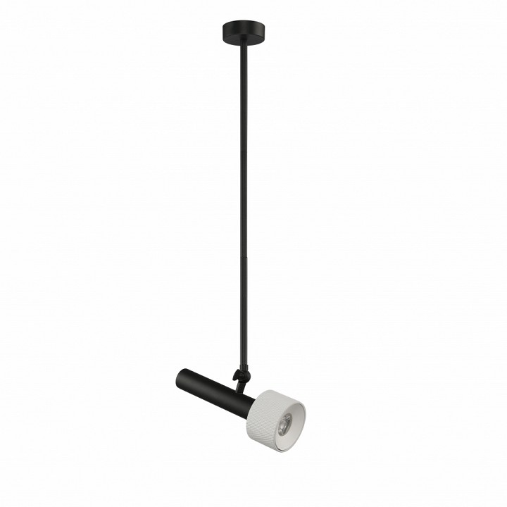 Светильник на штанге iledex delta 2361-1 bk+wh