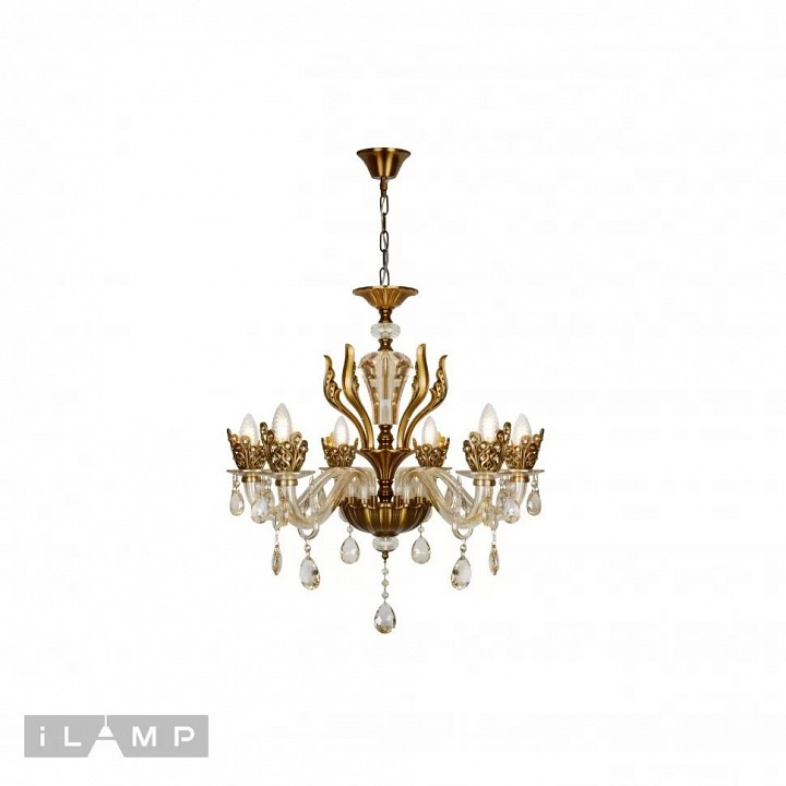 Подвесная люстра ilamp asia 61078-6 br