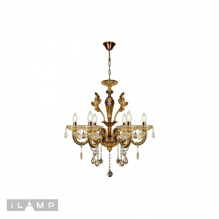 Подвесная люстра ilamp asia 81069-6 br