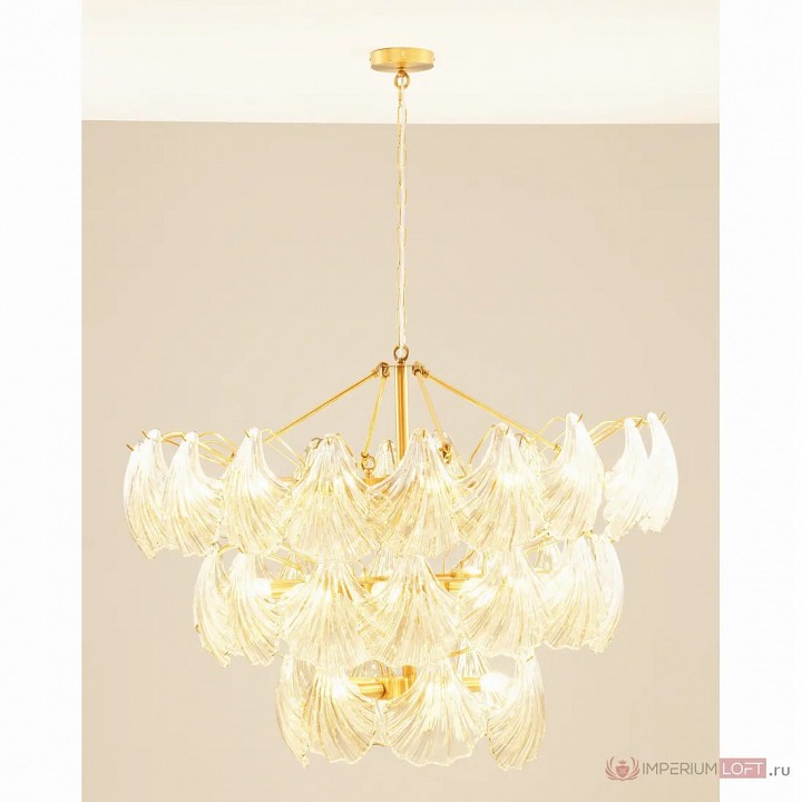 Подвесная люстра moderli justine md_v10410-32p base_v10410-32p glass, V10410-32p base+v10410-32p glass, Ут000035371