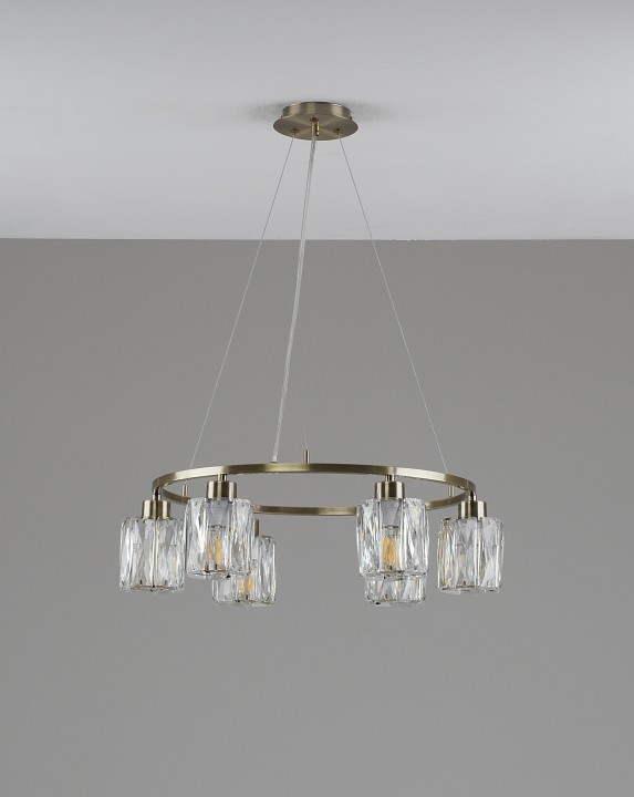 Подвесная люстра moderli prismique v11684-6p